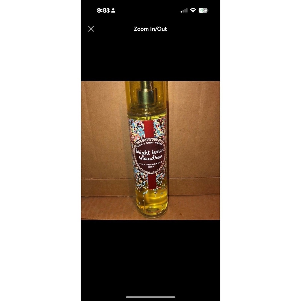 Bath and Body Works Bright Lemon‎ Snowdrop fragrance mist body spray